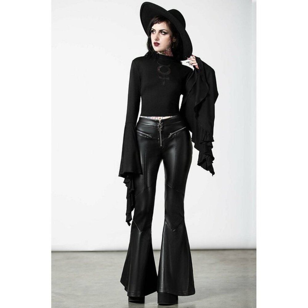 IN SEARCH OF: Killstar "Dark Nebula" Flared Trousers - Picture 5 of 7